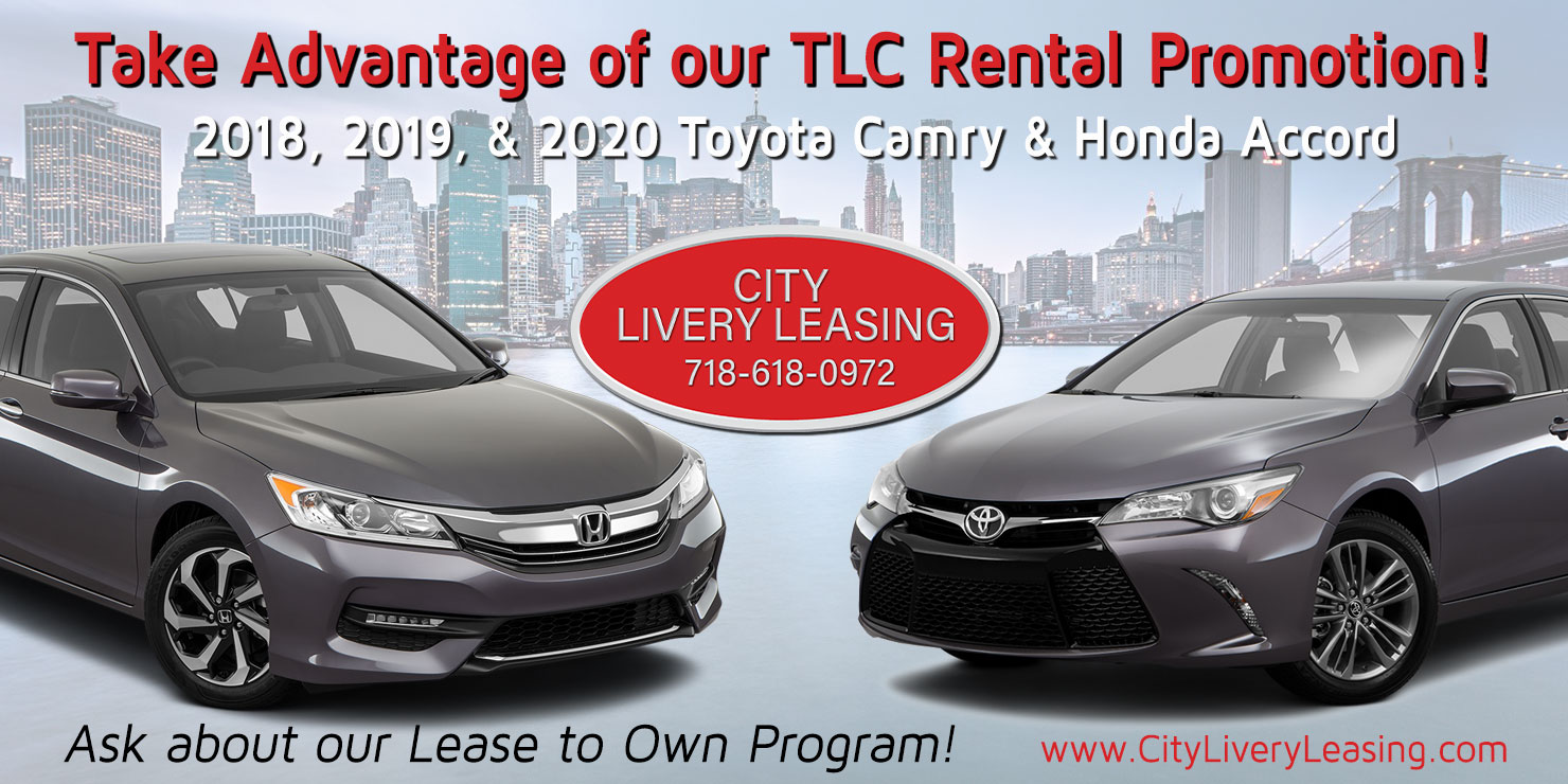 Rent a 2016 to 2019 TLC Toyota Camry Today! TLC Rental Marketplace